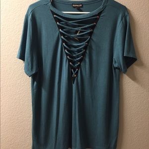 Express crisscross top